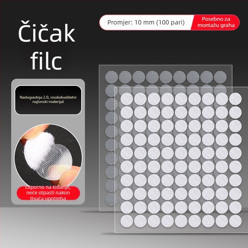 DIY Filc ploča s Velcro zatvaračem za umjetnost od perlica — dekorativno skladištenje i učvršćivanje uz ljepilo, bez bušenja