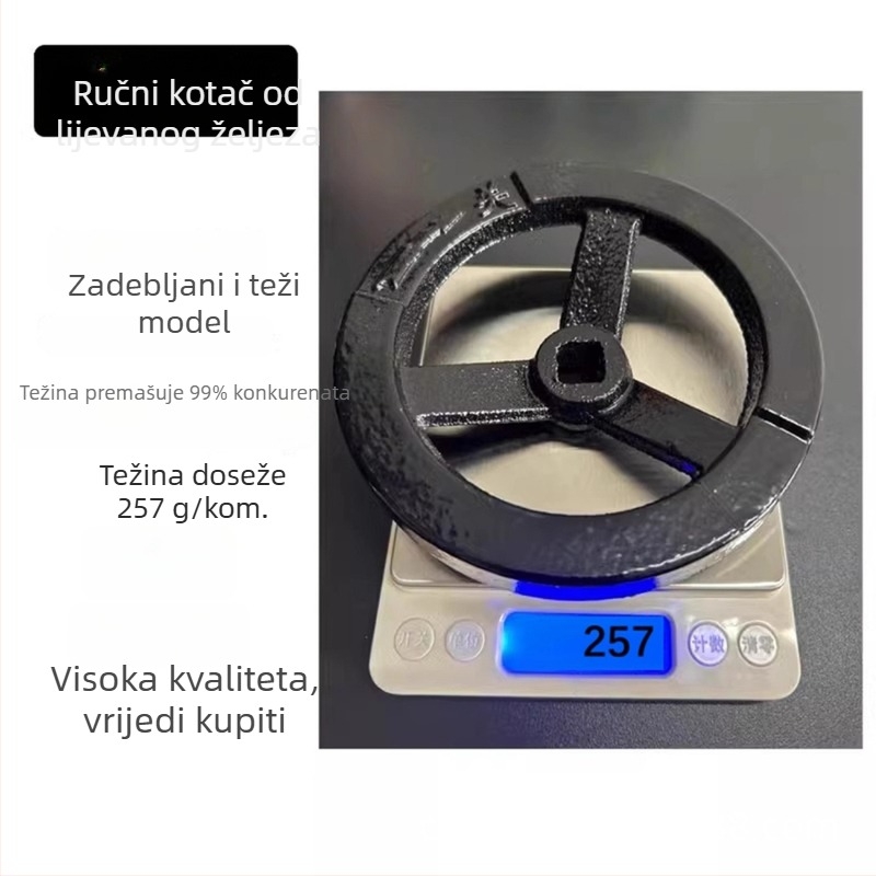 Unutarnji hidrantski univerzalni smjerni kotačić i debeli ručni kotač od duktilnog željeza Sn65
