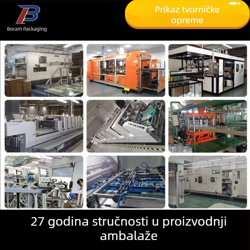 Prilagodljiva unutarnja PVC obojena pločica s prozirnim PET blisterom i PS posudom za pakiranje hrane i vina