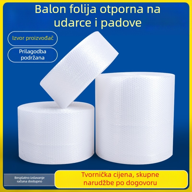 Folia mjehurića za pakiranje, otporna na udarce, s jednim ili dvostrukim slojem, rola