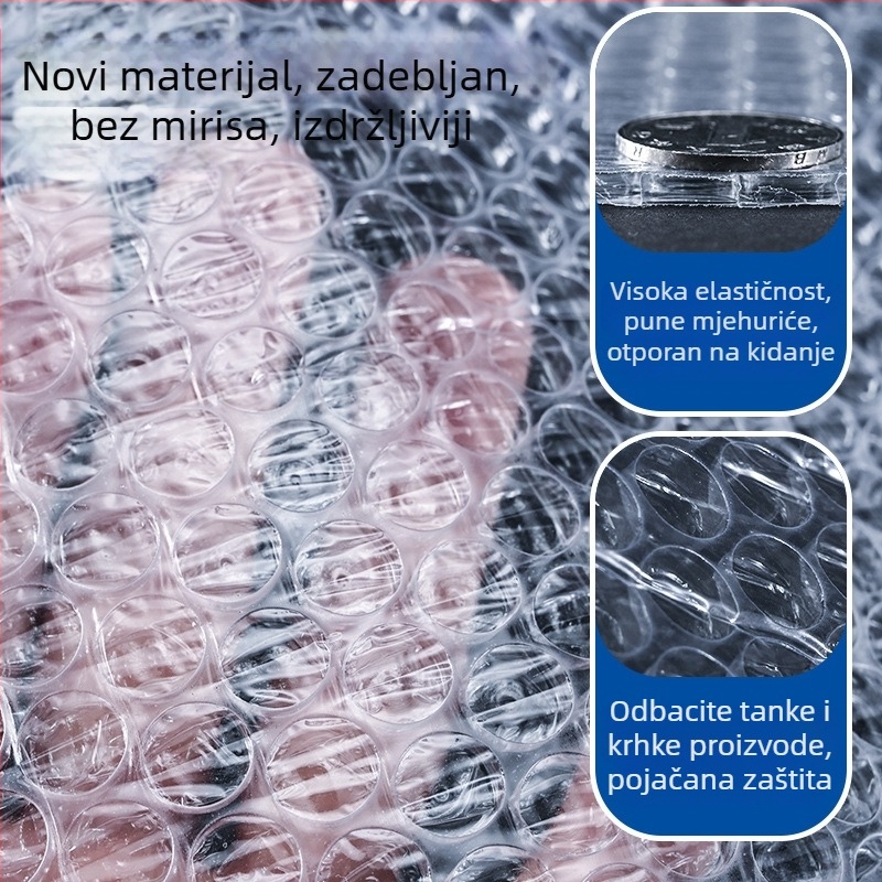 Folia mjehurića za pakiranje, otporna na udarce, s jednim ili dvostrukim slojem, rola