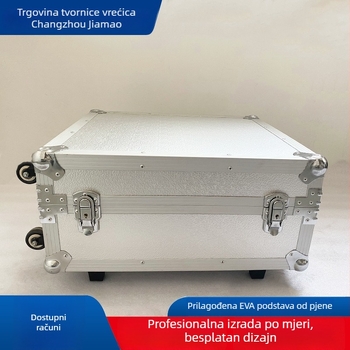 Prilagođena kolica kutija za alate od aluminijske legure, vodootporna i otporna na udarce, za fotografsku opremu
