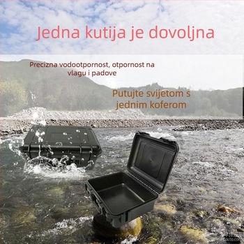Meigu plastična kutija za alate – izdrživa kutija za alat i opremu za dronove i fotografiju; otporna na vlagu i padove