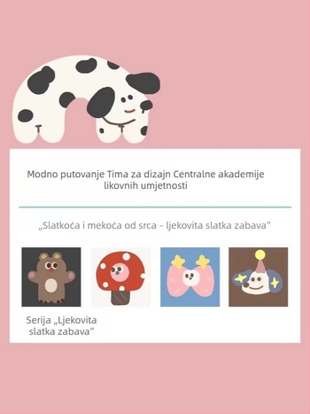 Dječje čarape za djevojčice do sredine potkoljenice, slatki crtani motiv, pamučne čarape za jesen i zimu