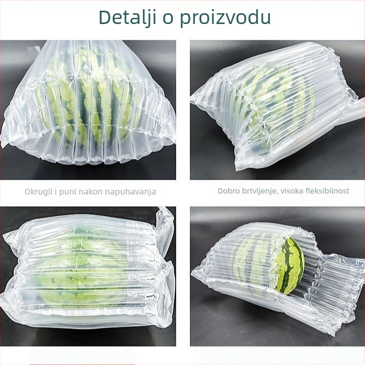 Torba s kolonom zraka za pakiranje dinje i lubenice – zaštita od udara, naduhljiva jastučić
