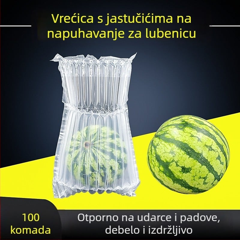 Torba s kolonom zraka za pakiranje dinje i lubenice – zaštita od udara, naduhljiva jastučić