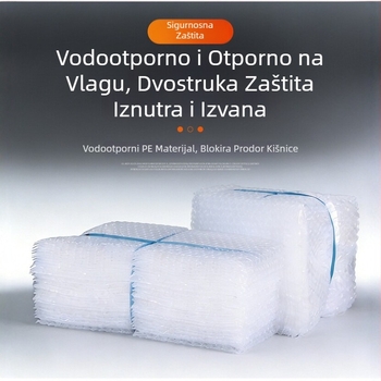 15×20 cm debela prozirna vrećica s mjehurićima za pakiranje, otporna na udarce, vodootporna, mala veličina