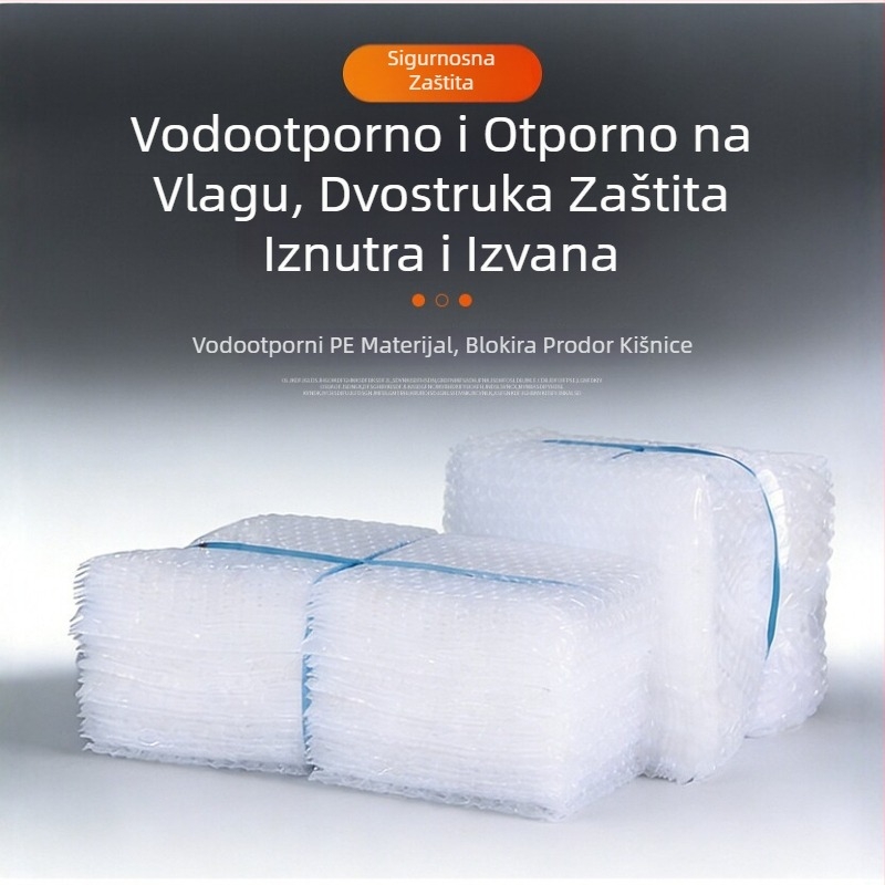 15×20 cm debela prozirna vrećica s mjehurićima za pakiranje, otporna na udarce, vodootporna, mala veličina