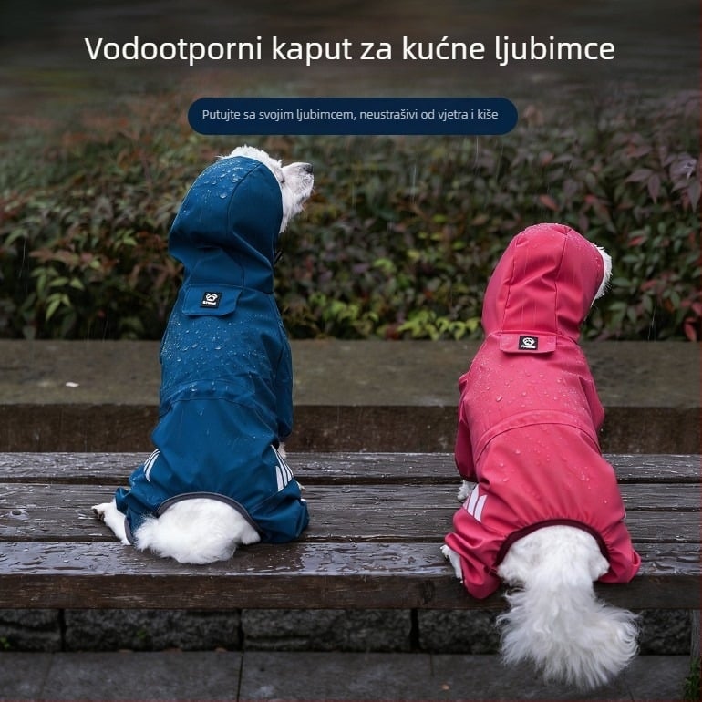 Psi kaput za kišu – vodootporni pončo za pse male i srednje pse