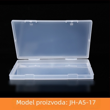 A5 plastična kutija za pakiranje s dodacima, velika ravna kutija, prozirna PP