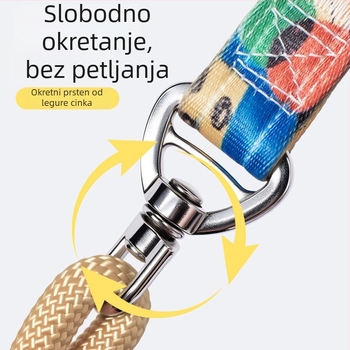 P-Chain P-Rope uzica za pse, za male, srednje i velike pse, izdržljivo šetno uže