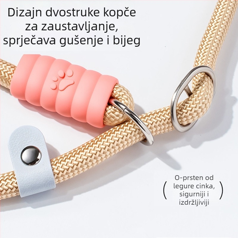 P-Chain P-Rope uzica za pse, za male, srednje i velike pse, izdržljivo šetno uže