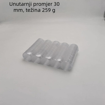 Prozirna plastična kutija promjera 30 mm za novčić memorijalne opere Pekinga, kutija za 5 jüana i zaštitna kutija za novčiće s likovima – kolekcionarska kutija