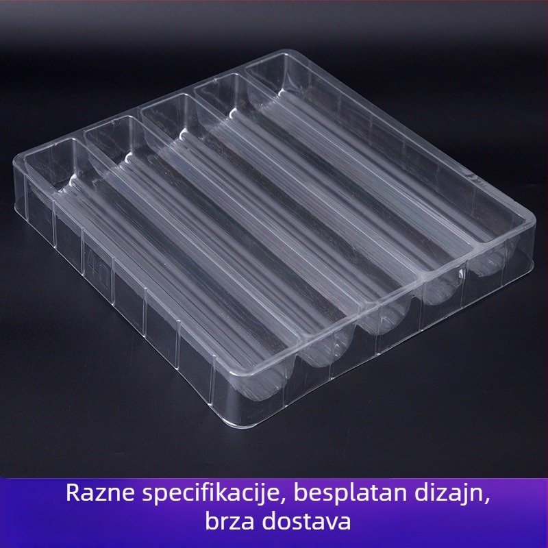 Prozirna blister kutija za dijelove valovite cijevi (PET/PS/PP)