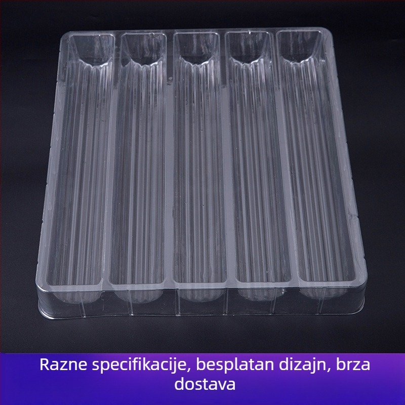 Prozirna blister kutija za dijelove valovite cijevi (PET/PS/PP)