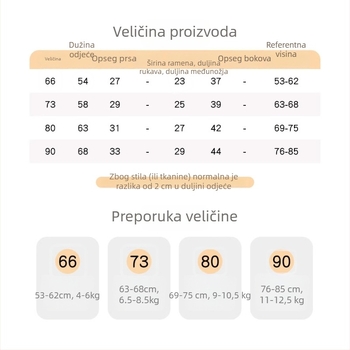 Jesensko bebi pamučna jedinstvena jaknica s motivom leptira za djevojčice, 0–80 cm, dugi rukavi, pulover stil