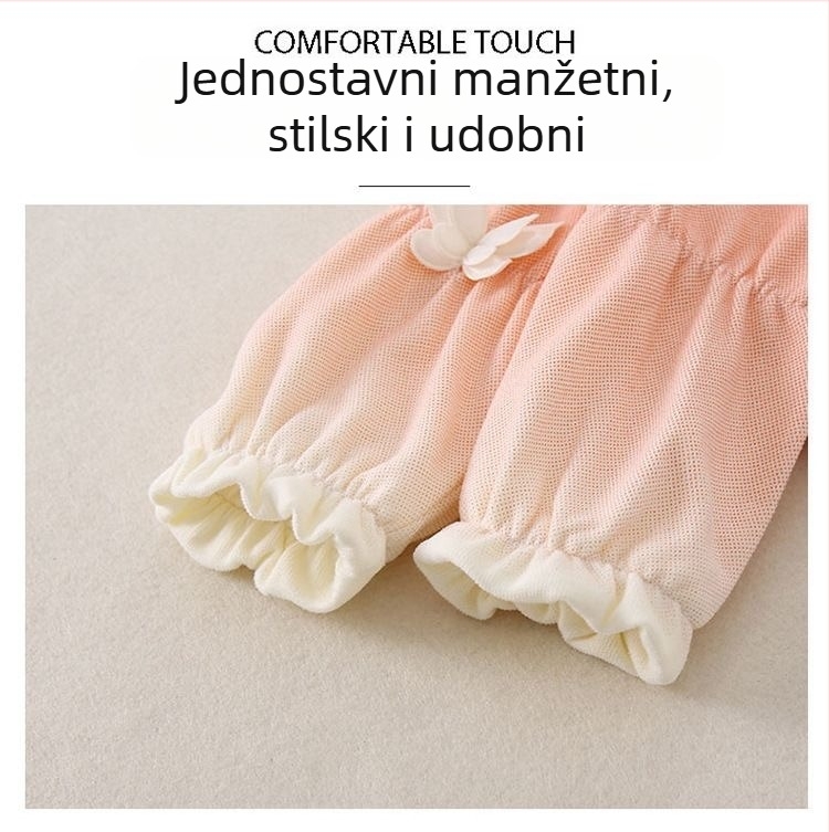 Jesensko bebi pamučna jedinstvena jaknica s motivom leptira za djevojčice, 0–80 cm, dugi rukavi, pulover stil