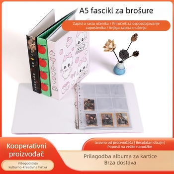 Personalizirani PU kartični album za anime zvijezde, Polaroid foto album, mali kartični album za glazbene festivale