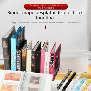Personalizirani PU kartični album za anime zvijezde, Polaroid foto album, mali kartični album za glazbene festivale
