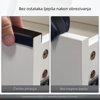U-oblik gumena traka s čeličnom pločom za staklo, brtvljenje i zaštita od udara