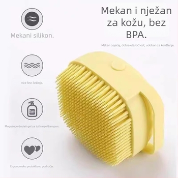 Silikonska četka za kupanje pasa – masažna četka za kućne ljubimce