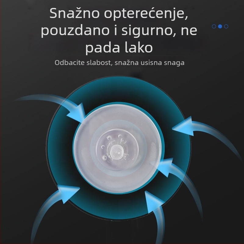 Ručni kuhinjski držač s vakuumom, na zid, bez bušenja, bez tragova