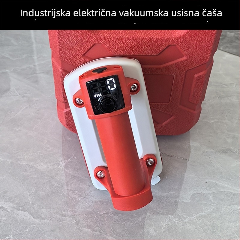 Električna vakuumska čašica za pločice s automatskim nadopunjavanjem zraka i snažnim držačem pumpe za velike staklene ploče