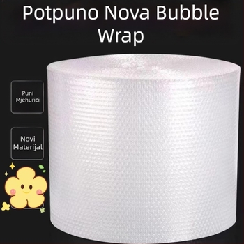 Rolna s mjehurićima za pakiranje, zaštitni film s mjehurićima, širina 30 cm, duljina 40 m