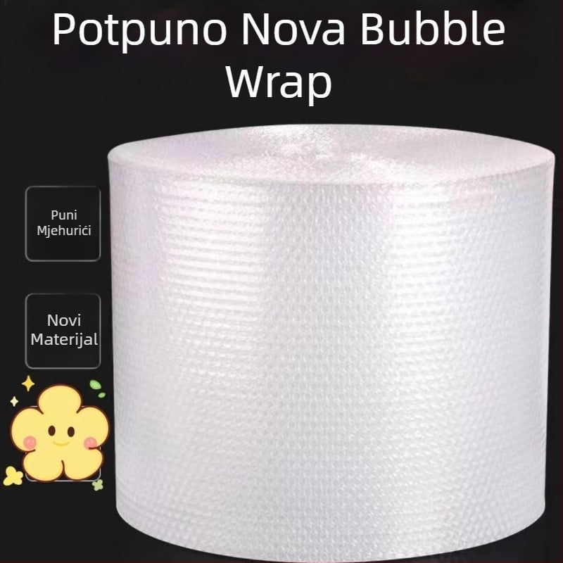 Rolna s mjehurićima za pakiranje, zaštitni film s mjehurićima, širina 30 cm, duljina 40 m