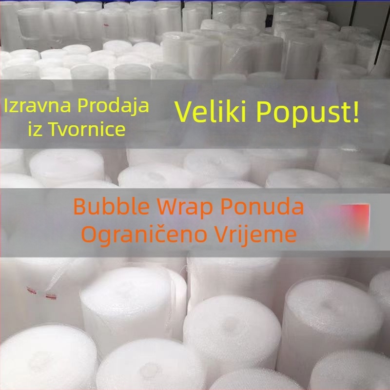 Rolna s mjehurićima za pakiranje, zaštitni film s mjehurićima, širina 30 cm, duljina 40 m