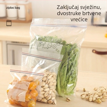 Torbe za čuvanje hrane, debeli, s automatskim zatvaranjem za hladnjak i zamrzivač