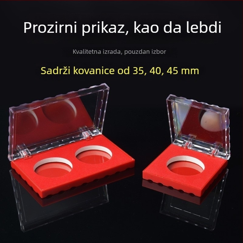 Srebrna spomen-medalja u kutiji za dar, plastična kutija za pakiranje, veleprodaja