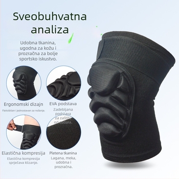 Prilagođene vanjske zaštitne koljena za rolanje, debeli EVA, zaštita za vožnju biciklom i ples, apsorpcija udara