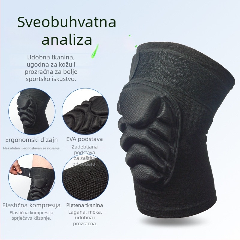Prilagođene vanjske zaštitne koljena za rolanje, debeli EVA, zaštita za vožnju biciklom i ples, apsorpcija udara