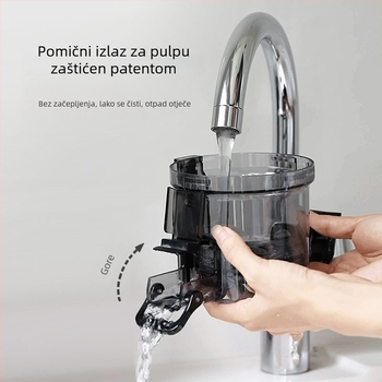 Kućni sokovnik s odjeljivanjem pulpe, potpuno automatiziran za sok od voća i povrća