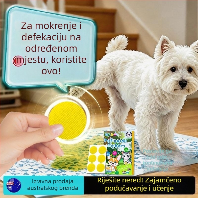 Pomoć za obuku kućnog toaletnog navika za Bichon Frisé — potiče defekaciju i mokrenje na odabranom mjestu te sprječava nered
