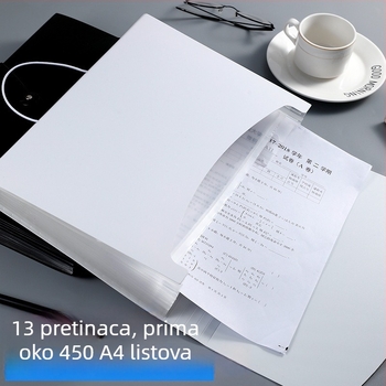 A4 akordeonska mapa za ispite, dokumente i račune – višeslojni organizator za pohranu