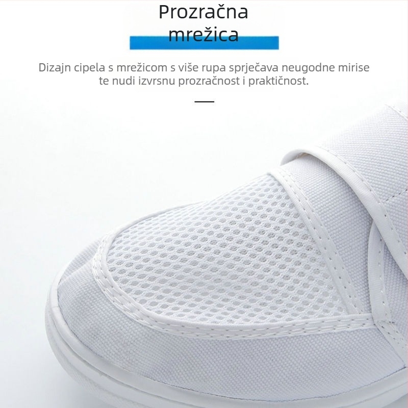 PVC cipole protiv prašine i statičnosti, s mrežastim gornjim dijelom, lagane i prozračne
