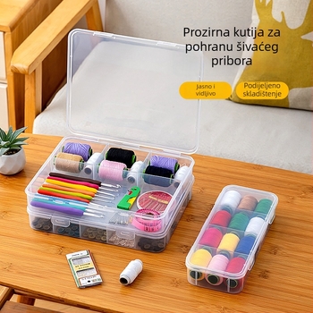 Bainabang prozirna kutija za šivanje i igle – višenamjenski kućni organizator