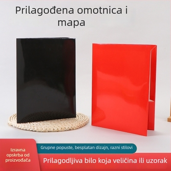 Prilagodljiva korica za knjigu i set organizatora dokumenata s ubacenim stranicama, džepovima za kartice, mapama za jednu stranicu i papirnatim dosijeima