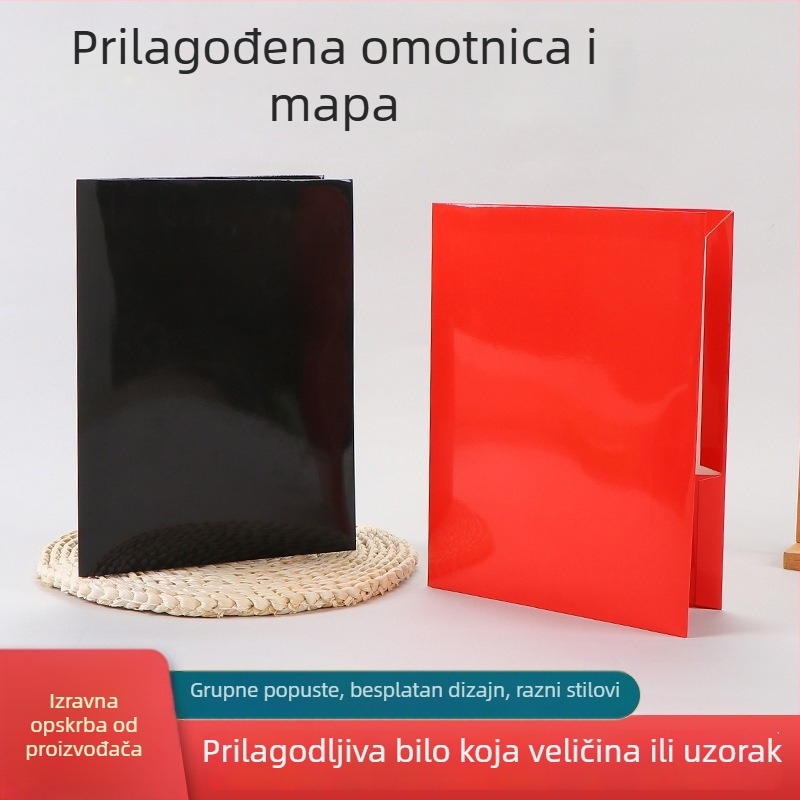 Prilagodljiva korica za knjigu i set organizatora dokumenata s ubacenim stranicama, džepovima za kartice, mapama za jednu stranicu i papirnatim dosijeima