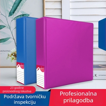 Prilagodljiva A4 PVC mapa s džepovima na tri strane, D-tip, za rupe 2/3/4