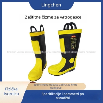 Cipele za zaštitu od požara sa čeličnim prstom, zaštita od kiše i kemikalija, za rudarenje i ribolov