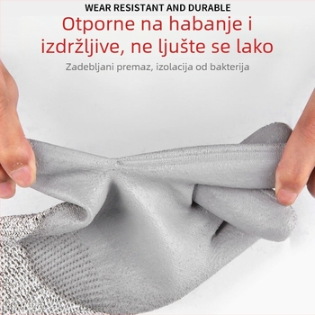 Rukavice otporne na rez s 13-gauge, pet nivoa, PU premaz na dlanu, sigurnosne radne rukavice za gradilište