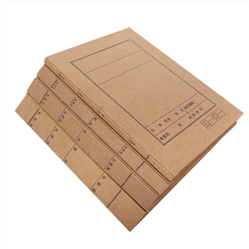Arhivska mapa od kraft papira za dokumente, uredski organizator dokumenata, veličina 31×22×1,5 cm, 337 g