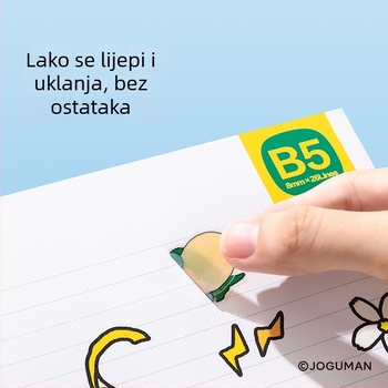 NS366-Q Jo Gumon PVC naljepnice za planere i dnevnik – dekorativne, vodootporne i postojane boje