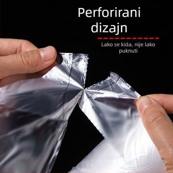 Plastične vrećice za očuvanje svježine hrane, tip prsluk, jednokratne