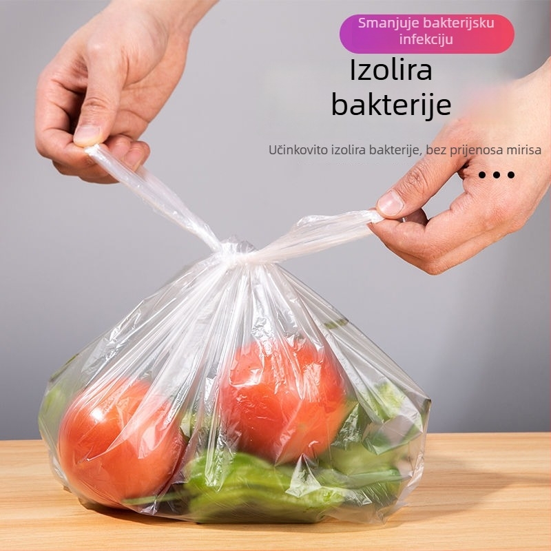 Plastične vrećice za očuvanje svježine hrane, tip prsluk, jednokratne
