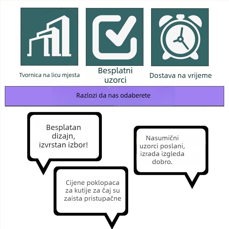 Premium kutija za dar čaju, luksuzna ambalaža za čaj
