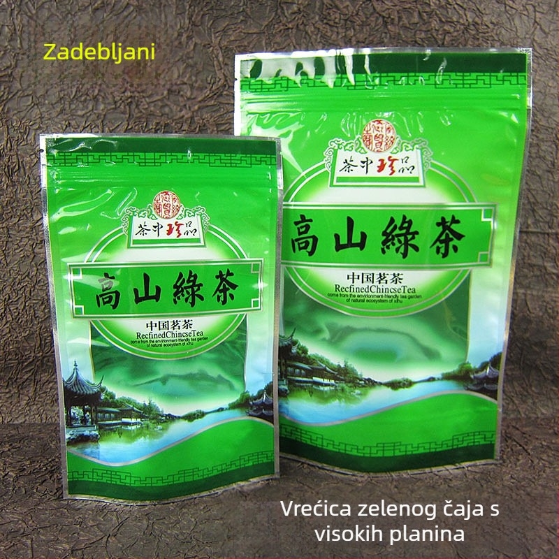 Gaoshan zeleni čaj – debela vrećica za čaj sa samozatvaranjem, 100 g / 250 g / 500 g